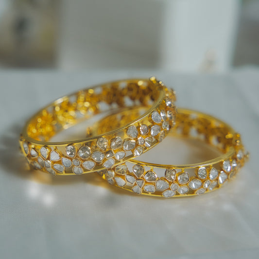 Diamond Polki Bangles