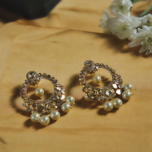 Diamond Polki  Earring