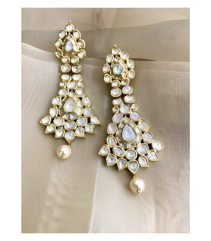 Classic Polki Diamond Earrings