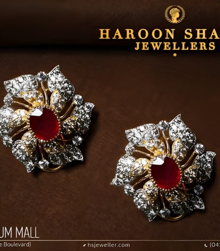 Floral Diamond Earrings