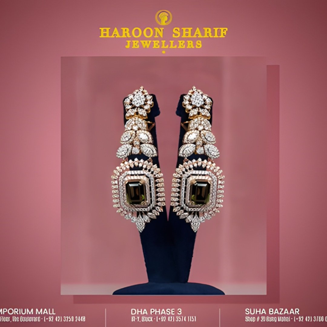 Diamond Hoop Earrings