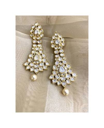 Classic Polki Diamond Earrings