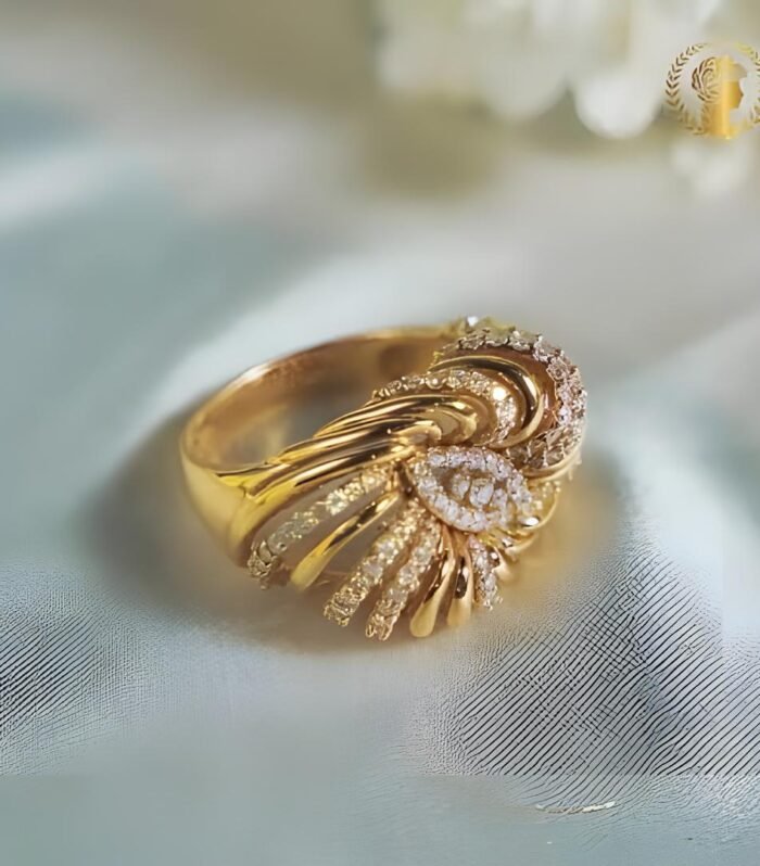 Modern Gold Statement Ring