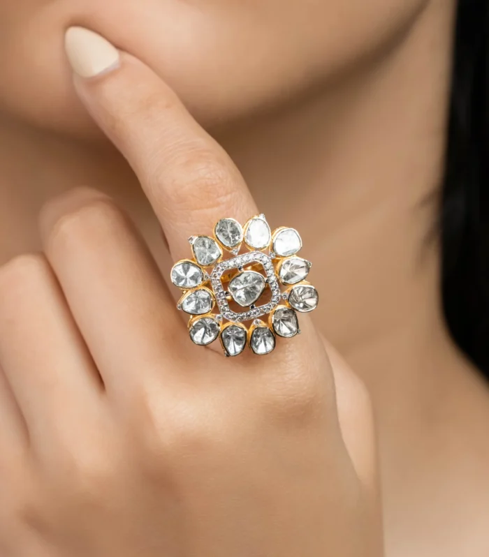Royal Polki Diamond Ring