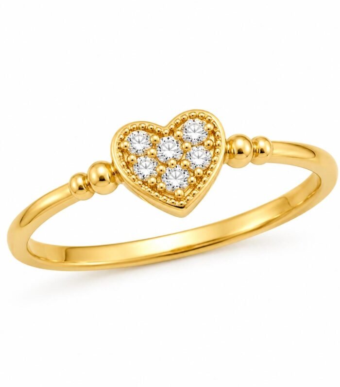 Tiny Sparkle Diamond Baby Ring