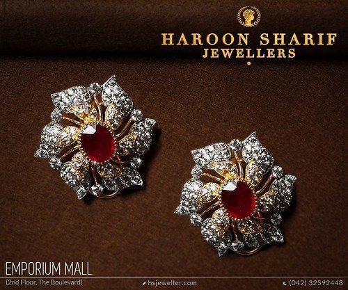 Floral Diamond Earrings