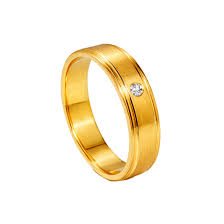 Luxury Gold Wedding Band