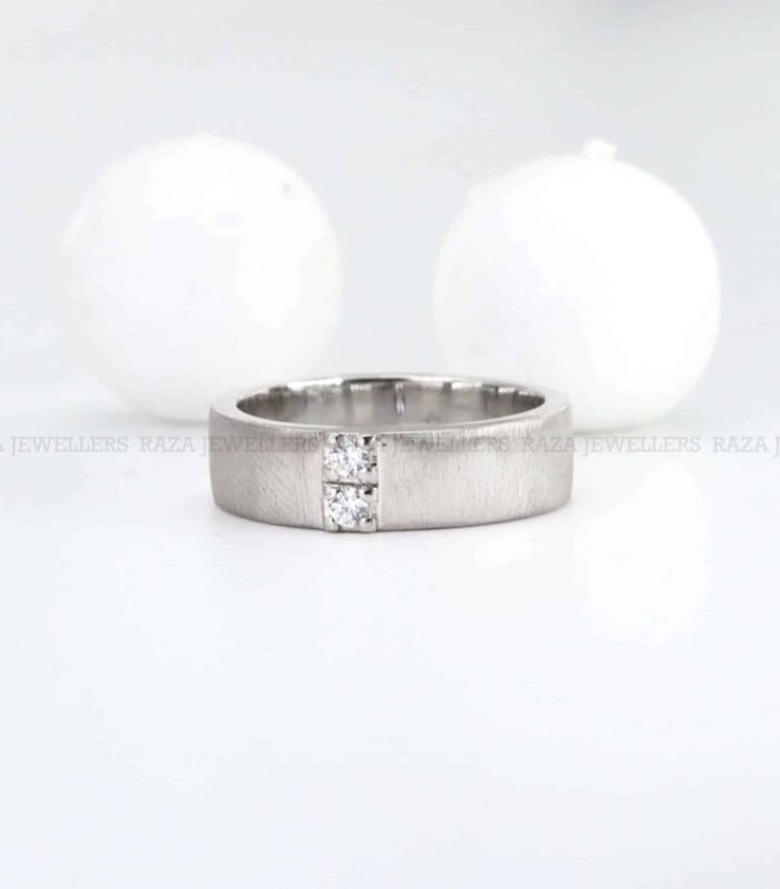 Modern Palladium Wedding Band